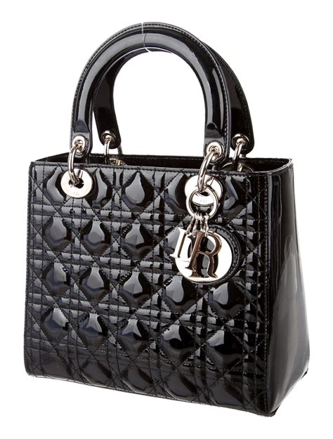 dior black handbag|christian dior handbag black.